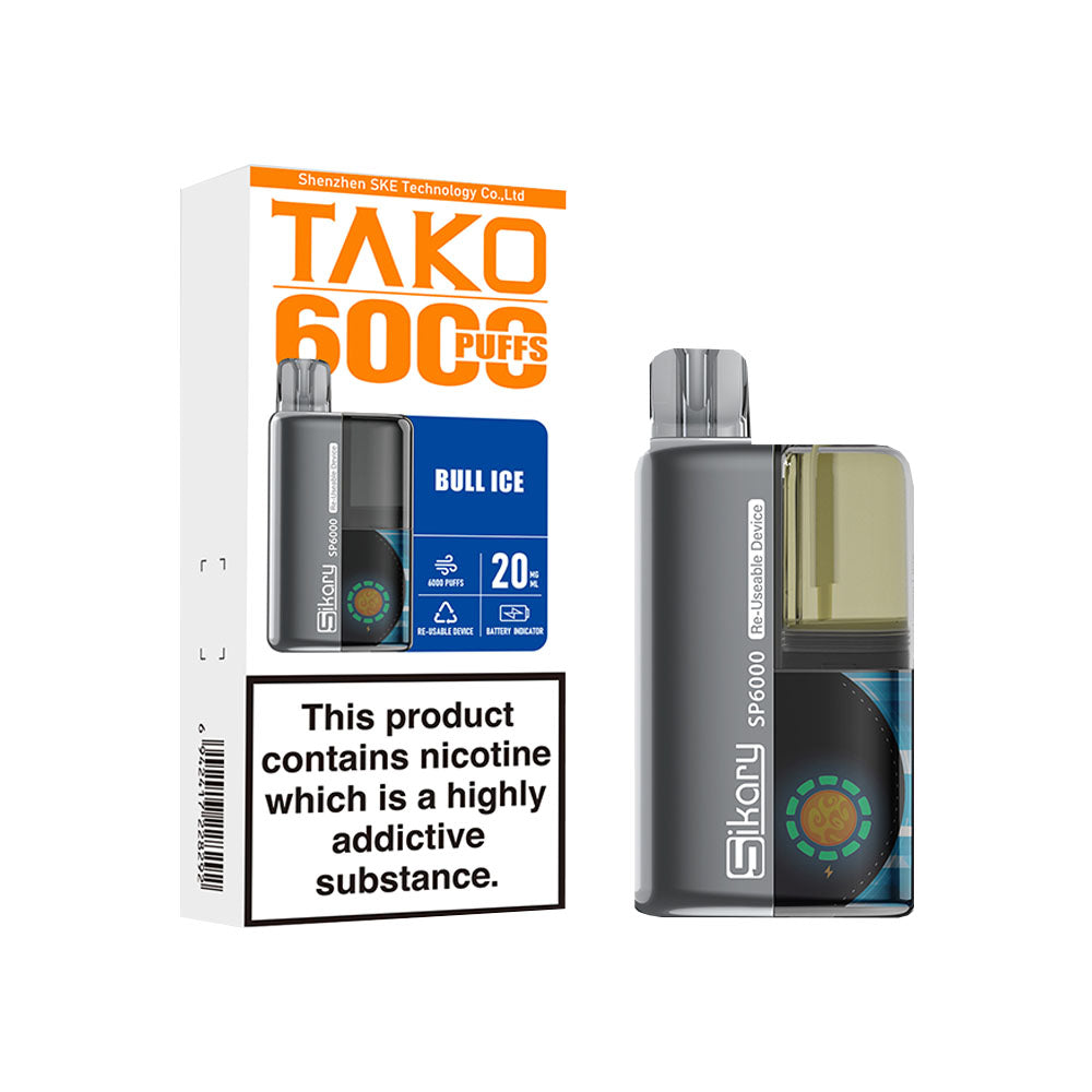 Sikary Tako SP6000 Bull Ice 20mg