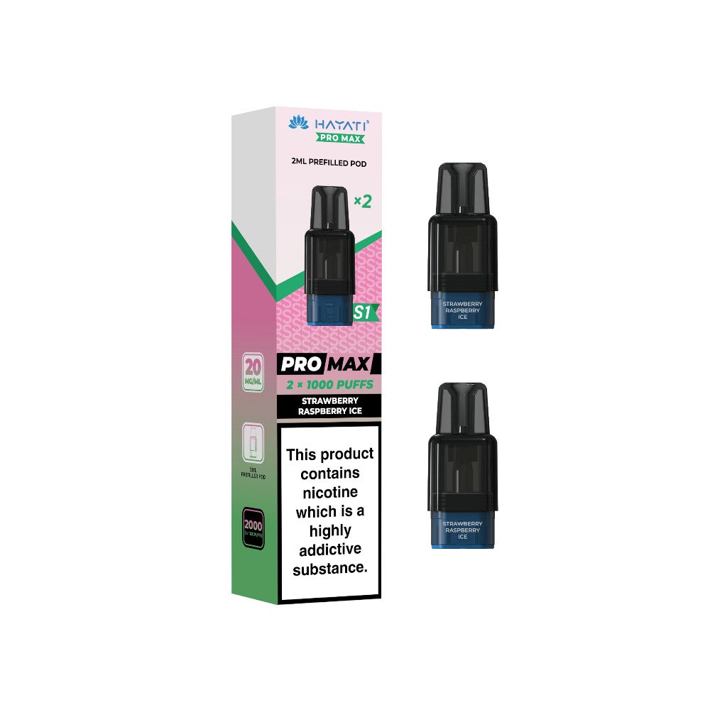 Hayati Pro Max S1 Pod Strawberry Raspberry Ice