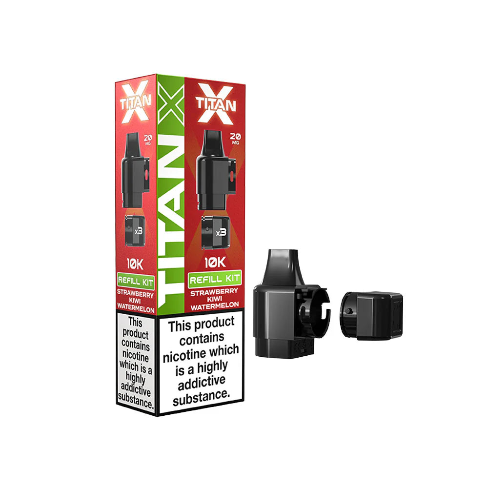 Titan X Refills 20mg Strawberry Kiwi Watermelon