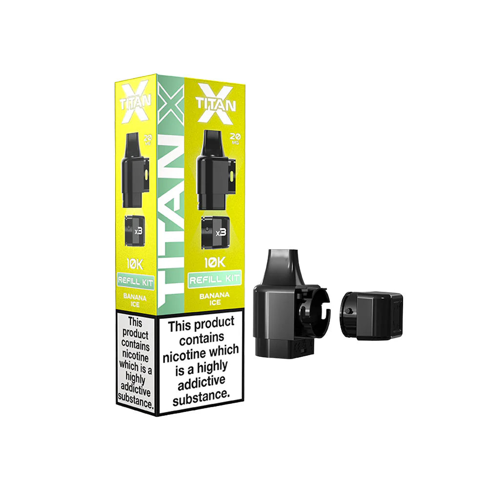 Titan X Refills 20mg Banana Ice