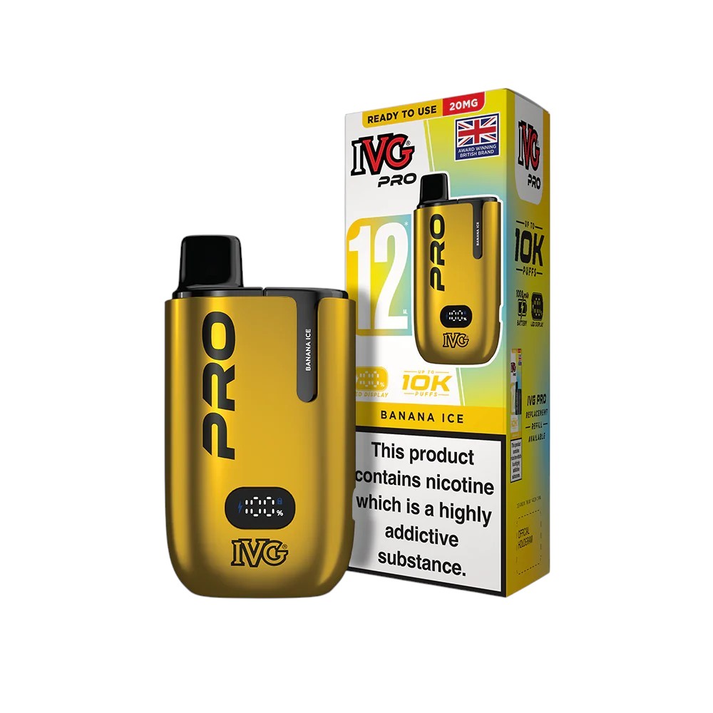 IVG PRO 12 Starter Kit Banana Ice 20mg