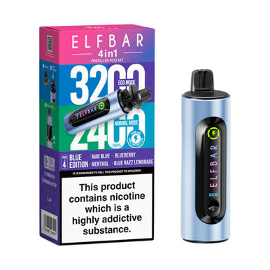 ELFbar 4in1 Prefilled Pod Kit Blue Edition 20mg