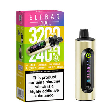 ELFbar 4in1 Prefilled Pod Kit Lemon Edition 20mg