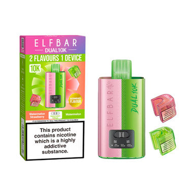 ELFbar Dual 10k Refillable Pod Kit Watermelon Edition