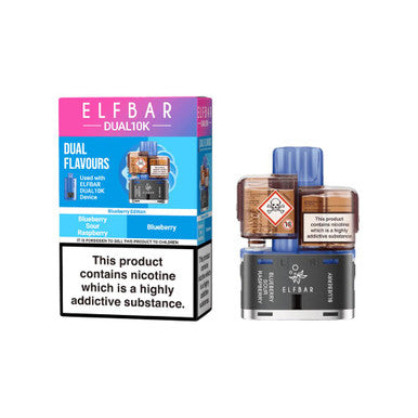 ELFbar Dual 10K Replacement Pod Blueberry Edition