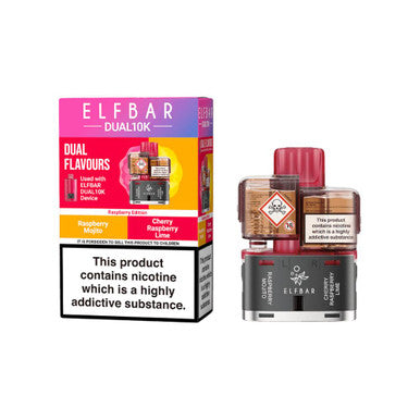 ELFbar Dual 10K Replacement Pod Raspberry Edition