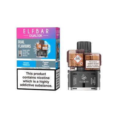 ELFbar Dual 10K Replacement Pod Tobacco Edition