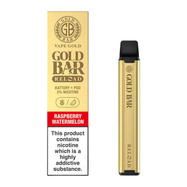 Gold Bar Reload Kit with Raspberry Watermelon Pod 20mg