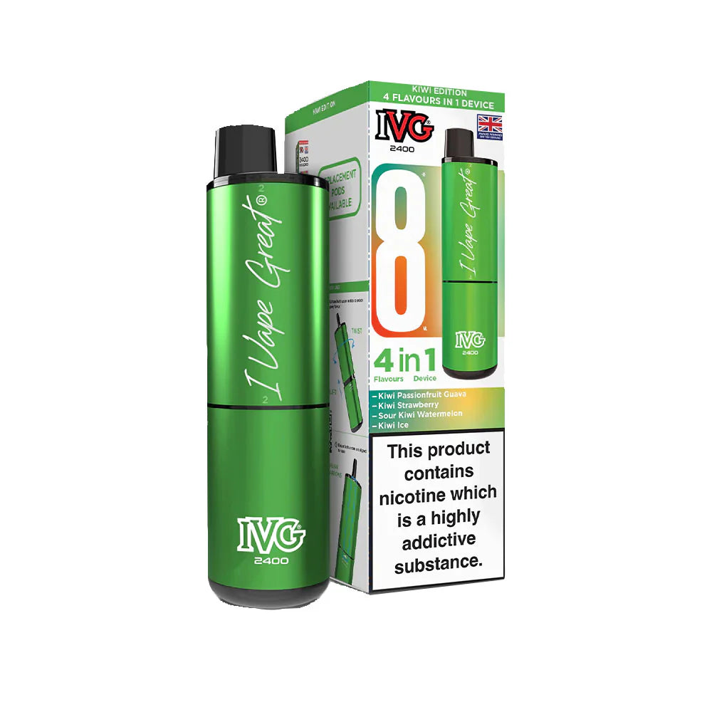 IVG 2400 Rechargeable Kit Kiwi Edition