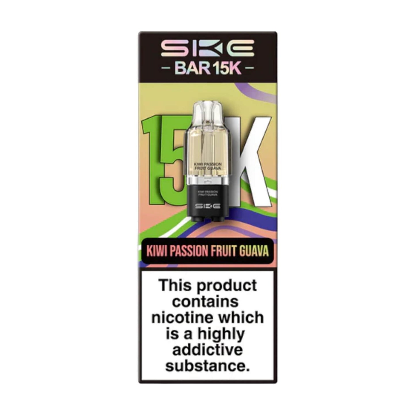 SKE Bar 15k Pod Kiwi Passion Fruit Guava
