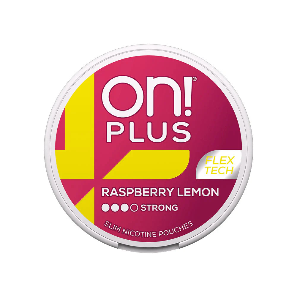 on!®PLUS Raspberry Lemon Strong 9mg