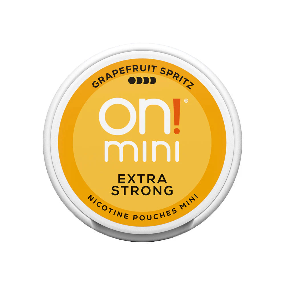 on!®mini Grapefruit Spritz Extra Strong 9mg Round Can