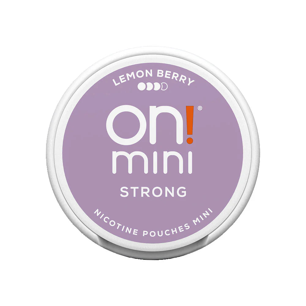 on!®mini Lemon Berry Strong 6mg Round Can