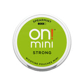 on!®mini Spearmint Strong 6mg Round Can