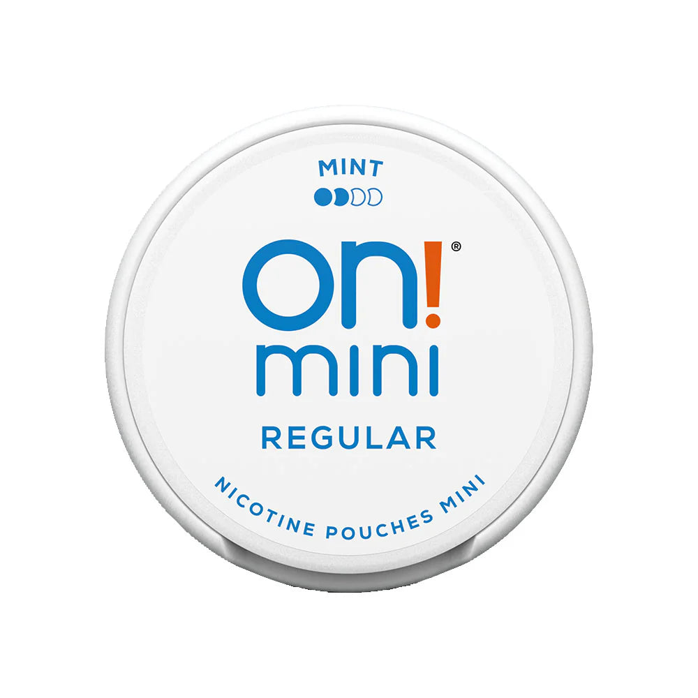 on!®mini Mint Regular 3mg Round Can