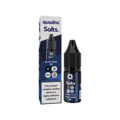 Quadro 10ml Salt Nic Blue Razz GB 20mg