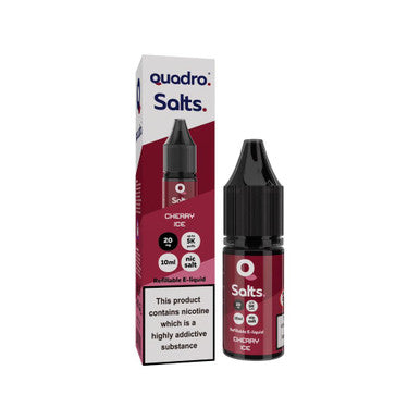 Quadro 10ml Salt Nic Cherry Ice 20mg