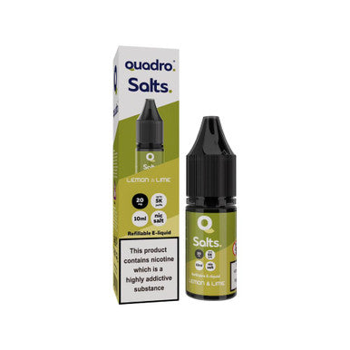 Quadro 10ml Salt Nic Lemon & Lime 20mg