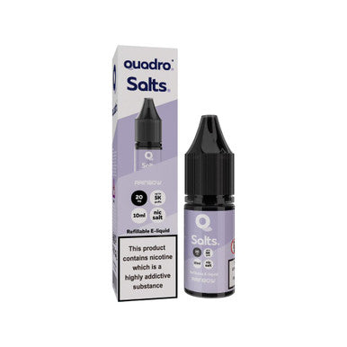 Quadro 10ml Salt Nic Rainbow 20mg