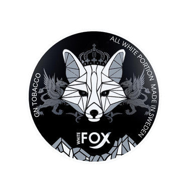 White Fox Black Mint Nic Pouches 30mg