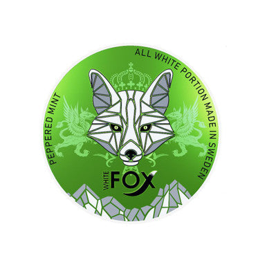 White Fox Peppered Mint Nic Pouches 16mg